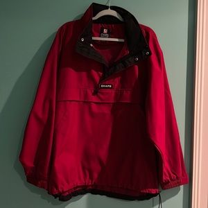 Ralph Lauren Men’s pullover jacket. Size large. Color red.